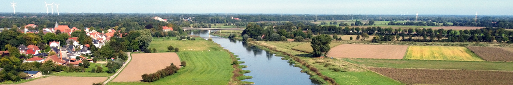 Bereichsbanner 2 Die Weser bei Petershagen